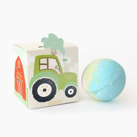Musee Tractor Bath Balm, Musee, Bath Balm, Bath Bomb, cf-type-bath-bomb, cf-vendor-musee, EB Boy, EB Boys, EB Girls, Ethically sourced, Made in the USA, Musee, Musee Bath, Musee Bath Balm, Mu
