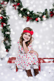 Mila & Rose Merry & Bright 3/4 Sleeve Twirl Dress w/Pockets, Mila & Rose, All Things Holiday, Christmas, Christmas Dress, Christmas Lights, Jolly Holiday Sale, Mila & Rose, Mila & Rose 3/4 Sl
