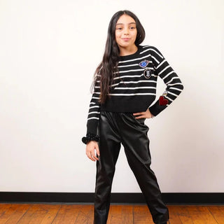 Central Park West Lucky Patches Pullover - Stripe, Central Park West Kids, Central Park West Hoodie, Central Park West Kids, Central Parke West, cf-size-medium-10, cf-type-shirts-&-tops, cf-v