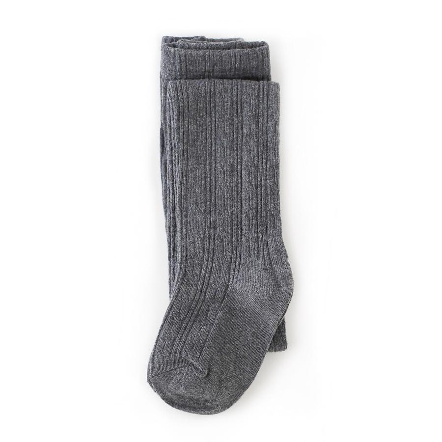 Charcoal Gray Cable Knit Tights Charcoal Gray Cable Knit Tights