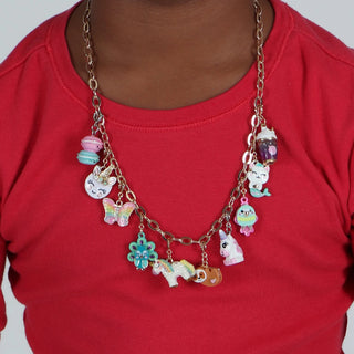 Charm It! Chain Necklace - Gold, Charm It!, cf-type-necklaces, cf-vendor-charm-it, Charm It!, Charm It! Chain Necklace, Charm It! Necklace, Charm Necklace, Gold Charm Necklace, High Intencity