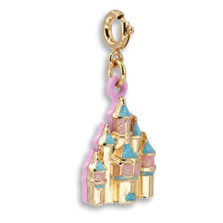 Charm It! Gold Castle Charm, Charm It!, Castle Charm, cf-type-charms-&-pendants, cf-vendor-charm-it, Charm Bracelet, Charm It Charms, Charm It!, Charm It! Gold Castle Charm, Charms, Disney, D