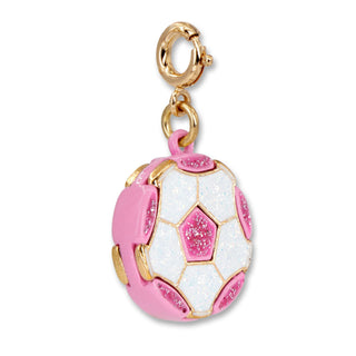 Charm It! Gold Glitter Soccer Ball Charm, Charm It!, cf-type-charms-&-pendants, cf-vendor-charm-it, Charm Bracelet, Charm It Charms, Charm It!, Charm It! Gold Glitter Soccerball Charm, Charms