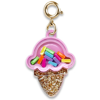 Charm It! Gold Ice Cream Cone Shaker Charm, Charm It!, cf-type-charms-&-pendants, cf-vendor-charm-it, Charm Bracelet, Charm It Charms, Charm It!, Charm It! Gold Ice Cream Cone Shaker Charm, C