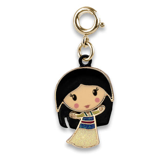 Charm It! Gold Swivel Mulan Charm, Charm It!, cf-type-charms-&-pendants, cf-vendor-charm-it, Charm Bracelet, Charm It Charms, Charm It!, Charm It! Gold Swivel Mulan Charm, Charms, Disney, Dis
