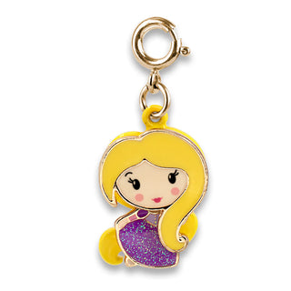 Charm It! Gold Swivel Rapunzel Charm, Charm It!, Ariel, cf-type-charms-&-pendants, cf-vendor-charm-it, Charm Bracelet, Charm It Charms, Charm It!, Charms, Disney, Disney Charm, Disney Princes