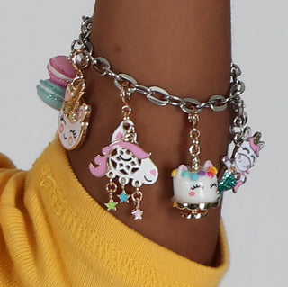 Charm It! Gold Unicake Charm, Charm It!, Cake, cf-type-charms-&-pendants, cf-vendor-charm-it, Charm Bracelet, Charm It Charms, Charm It!, Charms, High Intencity, Unicake, Unicorn, Charms & Pe