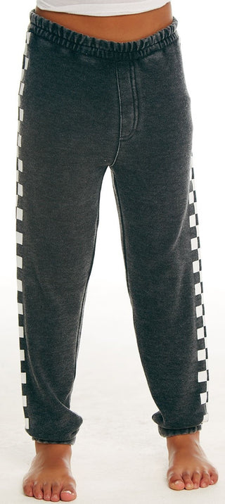 Chaser Boys Racer Pants, Chaser, Chaser, Chaser Boys Black & White Cozy Knit Track Pant, Chaser Boys Racer Pants, Chaser Cozy Sweatpants, Chaser Pants, Chaser Sweatpants, Chaser Track Pants, 