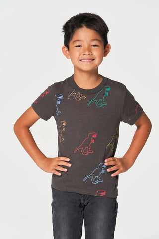 Chaser Dino Party S/S Tee, Chaser, Boys Clothing, cf-size-10, cf-size-6, cf-size-8, cf-type-tee, cf-vendor-chaser, Chaser, Chaser Dino, Chaser Dino Party S/S Tee, Chaser Dinosaur, Chaser Kids