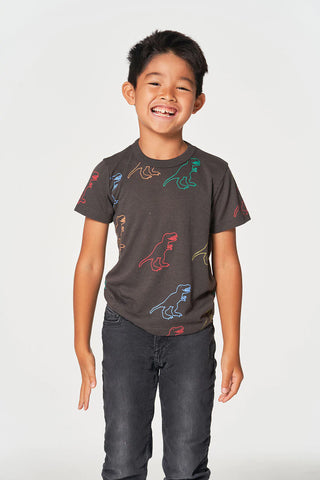 Chaser Dino Party S/S Tee, Chaser, Boys Clothing, cf-size-10, cf-size-6, cf-size-8, cf-type-tee, cf-vendor-chaser, Chaser, Chaser Dino, Chaser Dino Party S/S Tee, Chaser Dinosaur, Chaser Kids