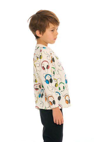 Chaser Earphones L/S Tee, Chaser, Boys Clothing, Car, Cars, cf-size-7, cf-type-shirts-&-tops, cf-vendor-chaser, Chaser, Chaser Brand, Chaser Kids, Chaser Kids Tee, Chaser Long Sleeve, Chaser 