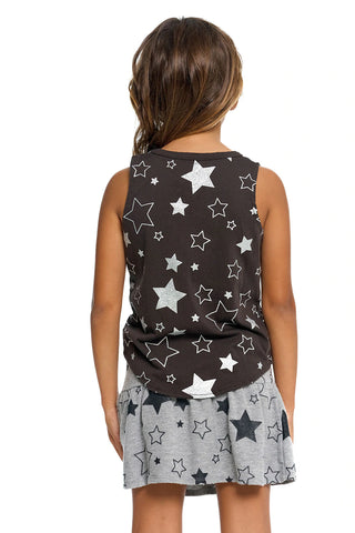 Chaser Glitter Stars Tank, Chaser, cf-size-12, cf-size-4, cf-type-tank-top, cf-vendor-chaser, Chaser, Chaser Kids, Chaser Stars, Chaser Tank Top, Girls Tank, Glitter Stars, JAN23, Stars, Tank