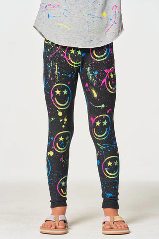 Chaser Happy Face Leggings, Chaser, cf-size-10, cf-size-4, cf-size-5, cf-type-pants, cf-vendor-chaser, Chaser, Chaser Happy Face, Chaser Happy Face Leggings, Chaser Kids, Chaser Leggings, Cha