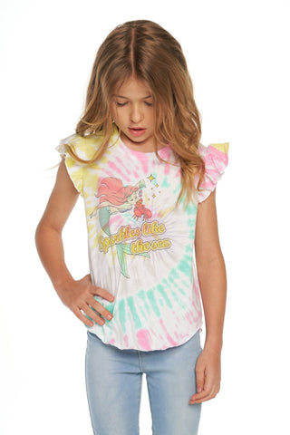 Chaser Little Mermaid Sparkle Like the Sea Ruffle Tee, Chaser, Chaser, Chaser Disney, Chaser Little Mermaid, Chaser Little Mermaid Sparkle Like the Sea Ruffle Tee, Chaser Little Mermaid Tank 