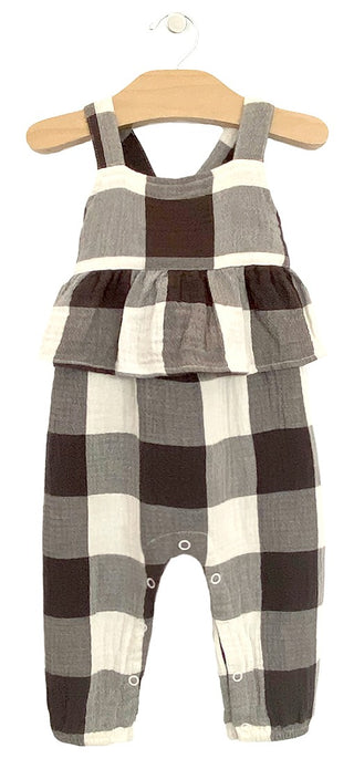 City Mouse Buffalo Check Crinkle Cotton Romper, City Mouse, City Mouse, city mouse baby clothes, City Mouse Buffalo Check, City Mouse Buffalo Check Crinkle Cotton Romper, City Mouse Buffalo C