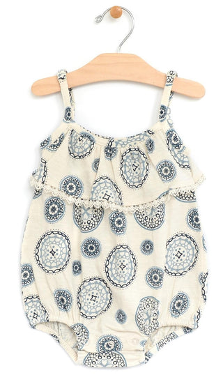City Mouse Lace Flutter Bubble Romper - Mandala, City Mouse, City Mouse, City Mouse  Mandala Lace Flutter Bubble Romper, city mouse baby clothes, City Mouse Clothing, City Mouse Cotton Bubble