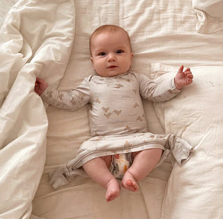 Gunamuna Convertible Romper Footie - Ducks, Gunamuna, cf-size-6-9-months, cf-size-9-12-months, cf-type-romper, cf-vendor-gunamuna, Convertible Romper, Footie, Footie with Zipper, Gunamuna, Gu