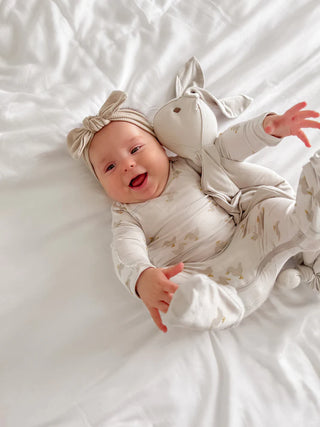 Gunamuna Convertible Romper Footie - Ducks, Gunamuna, cf-size-6-9-months, cf-size-9-12-months, cf-type-romper, cf-vendor-gunamuna, Convertible Romper, Footie, Footie with Zipper, Gunamuna, Gu