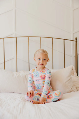 Copper Pearl Abby & Pals 2pc L/S Pajama Set, Copper Pearl, Abby Cadabby, cf-size-3t, cf-size-4t, cf-type-pajama-set, cf-vendor-copper-pearl, Copper Pearl Pajama Set, Copper Pearl Sesame Stree