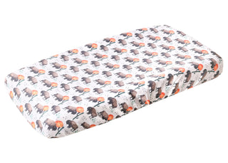 Copper Pearl Bison Diaper Changing Pad Cover, Copper Pearl, Changing Pad Cover, Copper Pearl Bison, Copper Pearl Bloom Diaper Changing Pad Cover, Copper Pearl Diaper Changing Pad Cover, Coppe