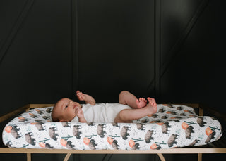 Copper Pearl Bison Diaper Changing Pad Cover, Copper Pearl, Changing Pad Cover, Copper Pearl Bison, Copper Pearl Bloom Diaper Changing Pad Cover, Copper Pearl Diaper Changing Pad Cover, Coppe