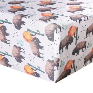 Copper Pearl Bison Fitted Crib Sheet, Copper Pearl, Copper Pearl Bison, Copper Pearl Bison Fitted Crib Sheet, Copper Pearl Crib Sheet, Copper Pearl Fitted Crib Sheet, Crib Sheet, Fitted crib 