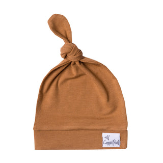 Copper Pearl Camel Top Knot Hat, Copper Pearl, All Things Holiday, Baby Hat, Camel, Camel Top KNot, Copper Pearl Camel, Copper Pearl Hat, Copper PEarl Hats, Copper Pearl Solid Hat, Copper Pea