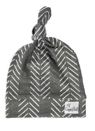 Copper Pearl Canyon Top Knot Hat in soft fabric, featuring a stylish top knot design, perfect for babies and toddlers.