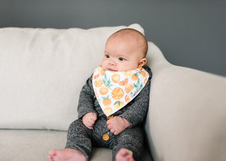 Copper Pearl Citrus Bandana Bib Set, Copper Pearl, Baby Shower, Baby Shower Gift, Bandana Bib Set, Bandana Bibs, Bandanna Bibs, Copper Pearl, Copper Pearl Banana, Copper Pearl Bandanna Bibs, 
