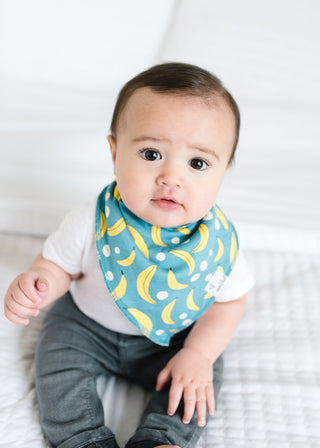 Copper Pearl Citrus Bandana Bib Set, Copper Pearl, Baby Shower, Baby Shower Gift, Bandana Bib Set, Bandana Bibs, Bandanna Bibs, Copper Pearl, Copper Pearl Banana, Copper Pearl Bandanna Bibs, 