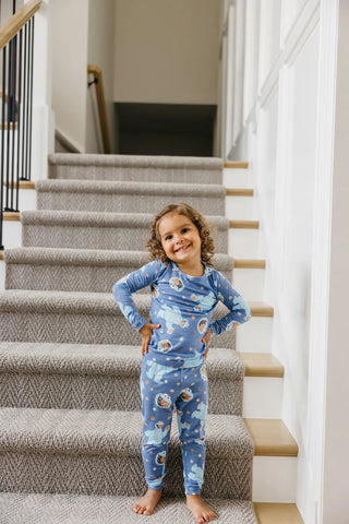 Copper Pearl Cookie Monster 2pc L/S Pajama Set, Copper Pearl, Cookie Monster, Copper Pearl Pajama Set, Copper Pearl Sesame Street, Pajama, Pajamas, Sesame Street, Sesame Street Pajama, Pajama