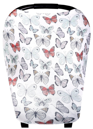 Copper Pearl Dot 5-in-1 Multi-Use Cover, Copper Pearl, All Things Holiday, Baby Shower, Butterflies, Butterfly, Car Seat Cover, Cooper Pearl Butterflies, Copper Pearl, Copper Pearl 5-in-1 Mul