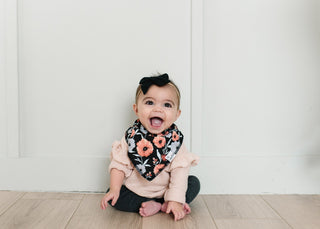Copper Pearl Dot Bandana Bib Set, Copper Pearl, Baby Shower, Baby Shower Gift, Bandana Bib Set, Bandana Bibs, Bandanna Bibs, Butterflies, Butterfly, Copper Pearl, Copper Pearl Bandanna Bibs, 