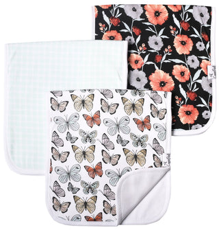 Copper Pearl Dot Premium Burp Cloth Set, Copper Pearl, Burp Cloth Set, Burp Cloths, Butterflies, Butterfly, Copper Pearl Burp Cloth Set, Copper PEarl Butteflies, Copper Pearl Butterfly, Coppe