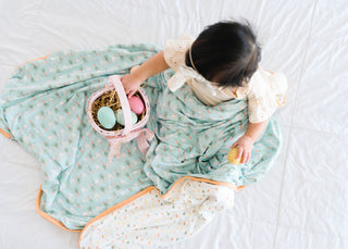 Copper Pearl Easter 3-Layer Quilt, Copper Pearl, 3 Layer Quilt, Bunny Quilt, Copper PEarl, Copper PEarl Blanket, Copper Pearl Blankets, Copper Pearl Easter, Copper Pearl Easter 3-Layer Quilt,