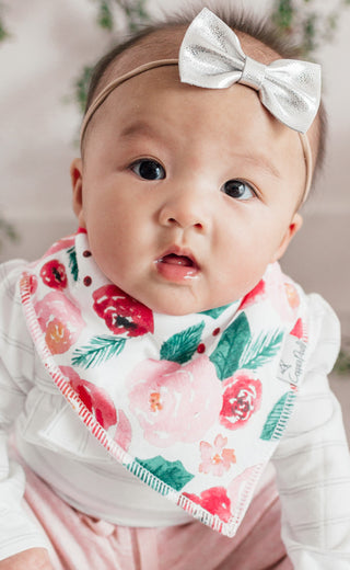 Copper Pearl Holly Bandana Bib Set, Copper Pearl, All Things Holiday, Baby Shower, Baby Shower Gift, Bandana Bib Set, Bandana Bibs, Bandanna Bibs, Christmas, Christmas Bibs, Copper Pearl, Cop