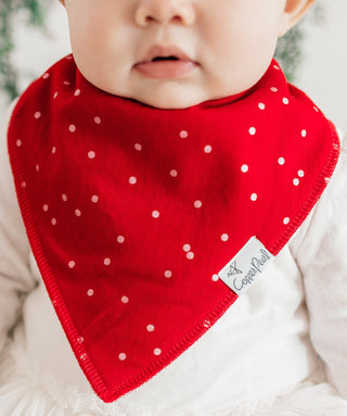 Copper Pearl Holly Bandana Bib Set, Copper Pearl, All Things Holiday, Baby Shower, Baby Shower Gift, Bandana Bib Set, Bandana Bibs, Bandanna Bibs, Christmas, Christmas Bibs, Copper Pearl, Cop