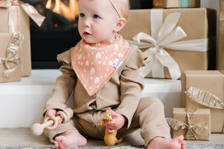 Copper Pearl Jane Bandana Bib Set, Copper Pearl, All Things Holiday, Baby Shower, Baby Shower Gift, Bandana Bib Set, Bandana Bibs, Bandanna Bibs, Christmas Bib, Copper Pearl, Copper Pearl Ban