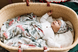 Copper Pearl Kringle Knit Swaddle Blanket, Copper Pearl, All Things Holiday, cf-type-swaddling-blanket, cf-vendor-copper-pearl, Copper Pearl, Copper Pearl Christmas, Copper Pearl Christmas 20