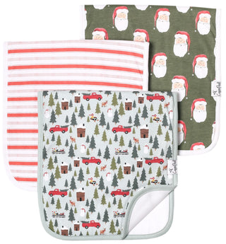 Copper Pearl Kringle Premium Burp Cloth Set, Copper Pearl, All Things Holiday, Burp Cloth Set, Burp Cloths, Copper Pearl Burp Cloth Set, Copper Pearl Christmas, Copper Pearl Christmas 2020, C