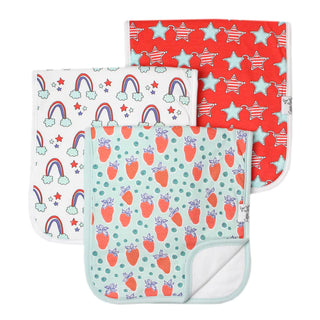 Copper Pearl Liberty Premium Burp Cloth Set, Copper Pearl, 4th of July, Burp Cloth Set, Burp Cloths, Copper Pearl Burp Cloth Set, Copper Pearl Liberty, Copper Pearl Liberty Burp Cloth, Strawb