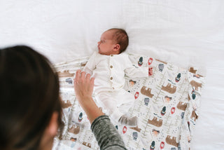Copper Pearl Lumberjack Knit Swaddle Blanket, Copper Pearl, Copper Pearl, Copper Pearl Lumberjack, Copper Pearl Lumberjack Knit Swaddle Blanket, Copper Pearl Swaddling Blanket, Knit Swaddle B