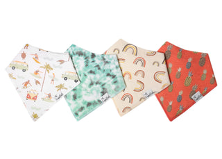 Copper Pearl Maui Bandana Bib Set, Copper Pearl, Baby Shower, Baby Shower Gift, Bandana Bib Set, Bandana Bibs, Bandanna Bibs, cf-type-bib-set, cf-vendor-copper-pearl, Copper Pearl, Copper Pea