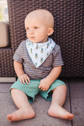 Copper Pearl Maui Bandana Bib Set - Original, Copper Pearl, Baby Shower, Baby Shower Gift, Bandana Bib Set, Bandana Bibs, Bandanna Bibs, Copper Pearl, Copper Pearl Basics, Copper Pearl Bib Se