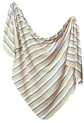 Copper Pearl Retro Knit Swaddle Blanket, Copper Pearl, Copper Pearl, Copper Pearl Retro, Copper Pearl Retro Knit Swaddle Blanket, Copper Pearl Retro Stripe, Copper Pearl Swaddle, Copper Pearl