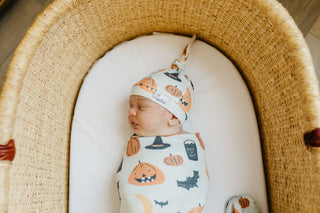 Copper Pearl Trick Top Knot Hat, Copper Pearl, All Things Holiday, Baby Hat, Copper Pearl, Copper Pearl Halloween, Copper Pearl Hat, Copper PEarl Hats, Copper Pearl Top Knot Hat, Copper Pearl