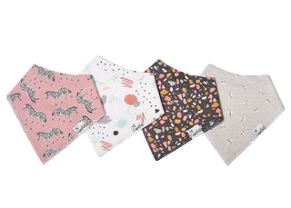 Copper Pearl Zella Bandana Bib Set, Copper Pearl, Baby Shower, Baby Shower Gift, Bandana Bib Set, Bandana Bibs, Bandanna Bibs, cf-type-bib-set, cf-vendor-copper-pearl, Copper Pearl, Copper Pe