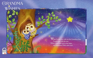 Grandma Wishes Board Book, Cottage Door Press, Board Book, Book, Books, Books for Children, Children's Book, Cottage Door Press, EB Baby, EB Boy, EB Boys, EB Girls, Grandma, Grandma Wishes Bo
