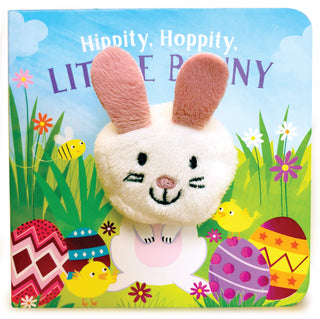 Hippity Hoppity Little Bunny Puppet Board Book, Cottage Door Press, Board Book, Cottage Door Press, Easter, EB Baby, EB Boy, EB Boys, EB Girls, Finger Puppet Book, Hippity Hoppity Little Bunn