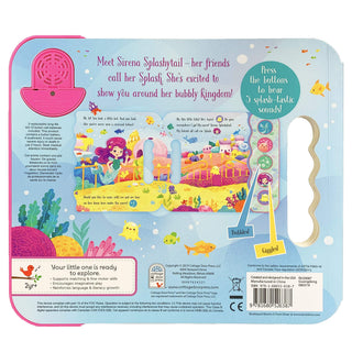 Splash! Splash-tastic Under the Sea Sounds, Cottage Door Press, Board Book, Book, Books, Books for Children, Children's Book, Electronic Book, Mermaid, Mermaid Book, Mermaids, Splash! Splash-
